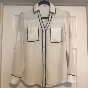 Express Button Down Blouse